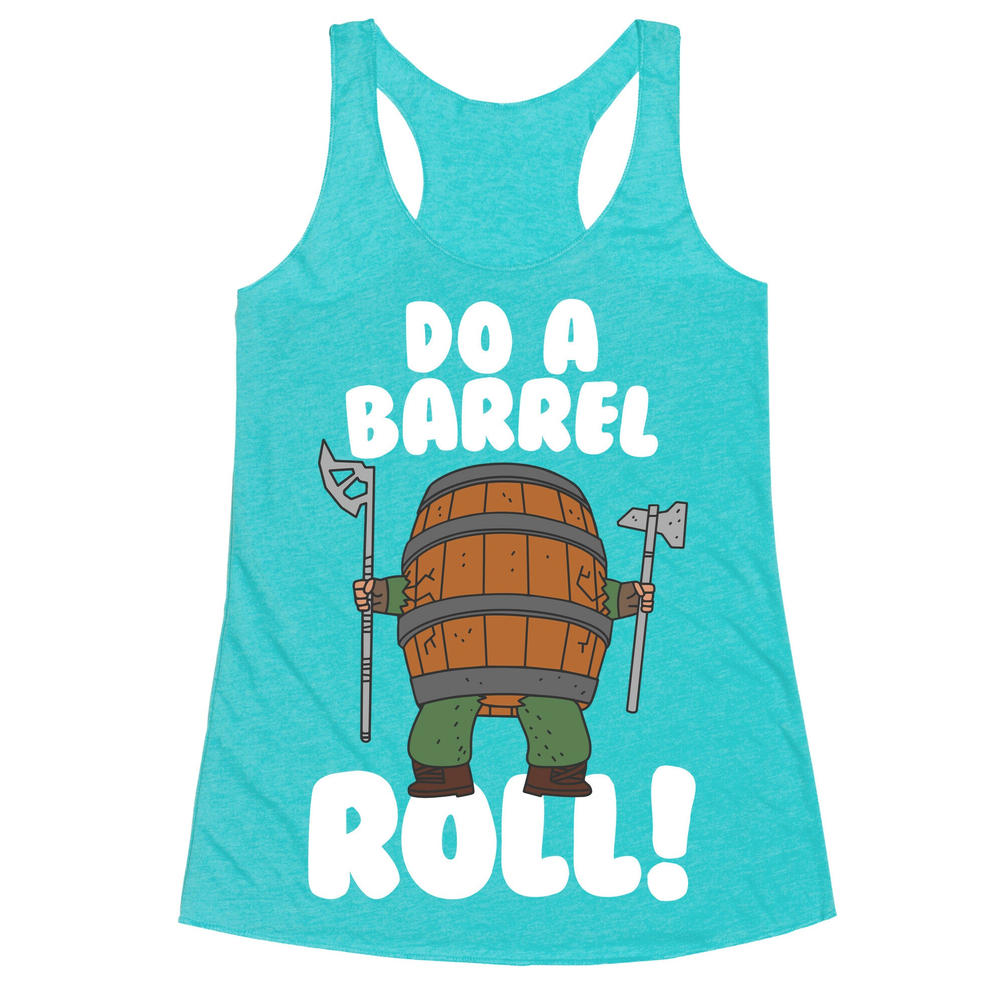 Do a Barrel Roll (The Hobbit) Racerback Tank