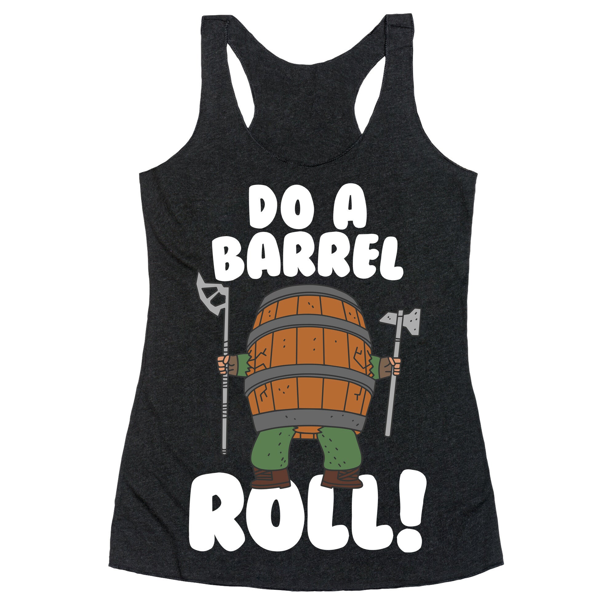 Do a Barrel Roll (The Hobbit) Racerback Tank