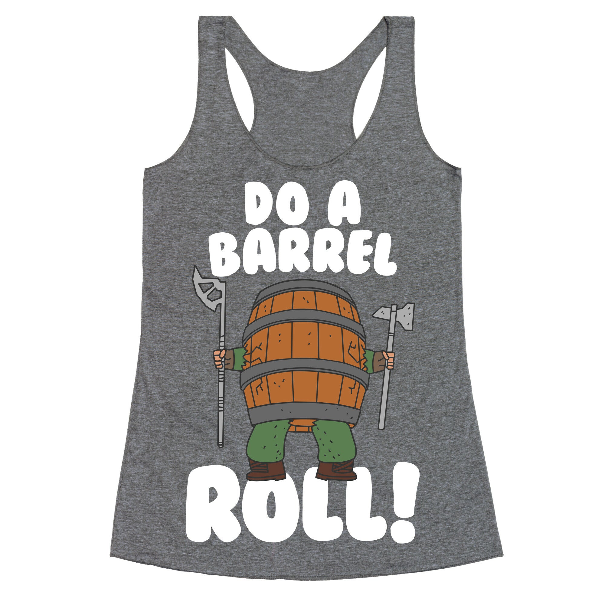 Do a Barrel Roll (The Hobbit) Racerback Tank