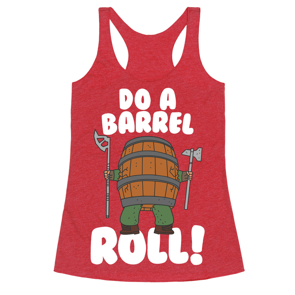 Do a Barrel Roll (The Hobbit) Racerback Tank