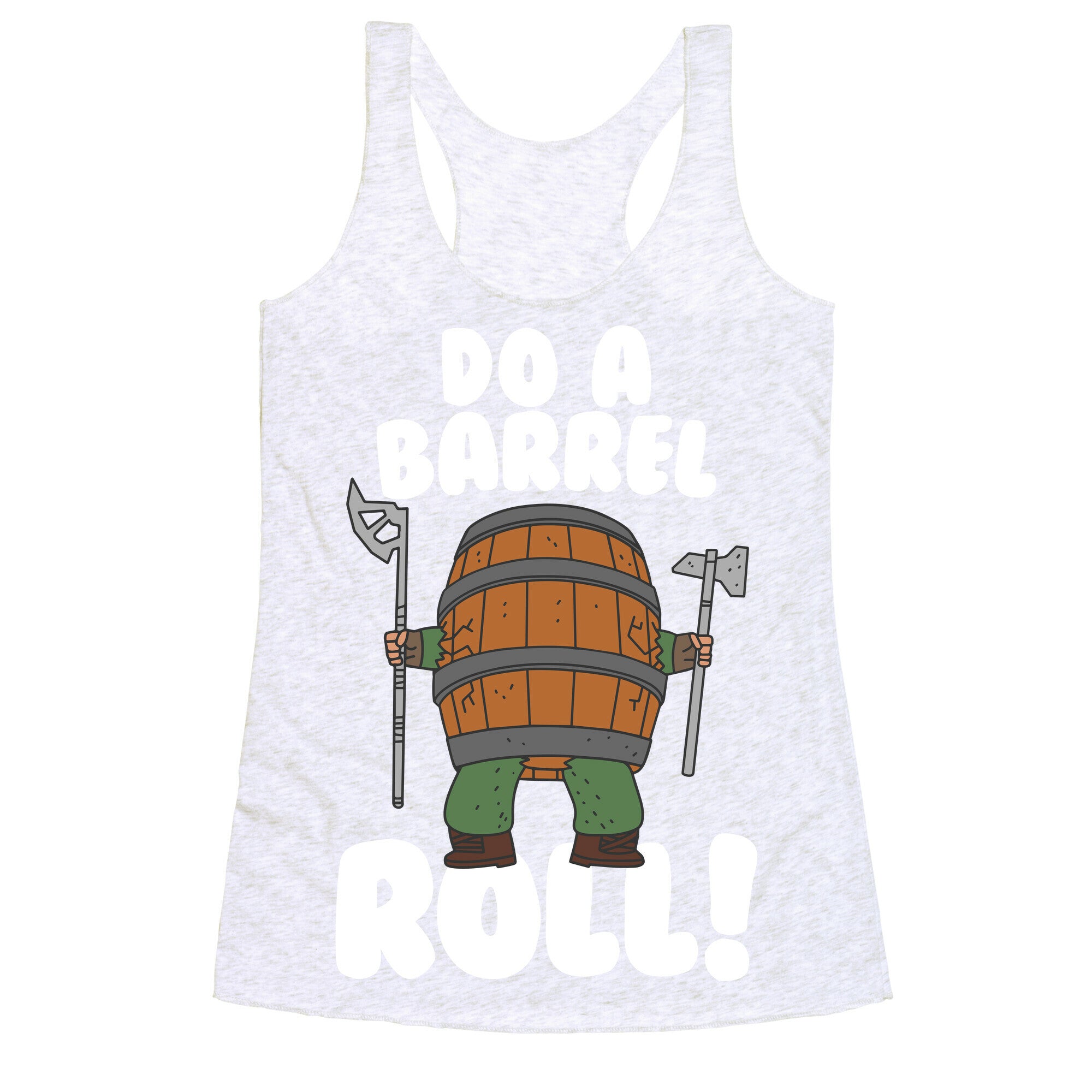 Do a Barrel Roll (The Hobbit) Racerback Tank