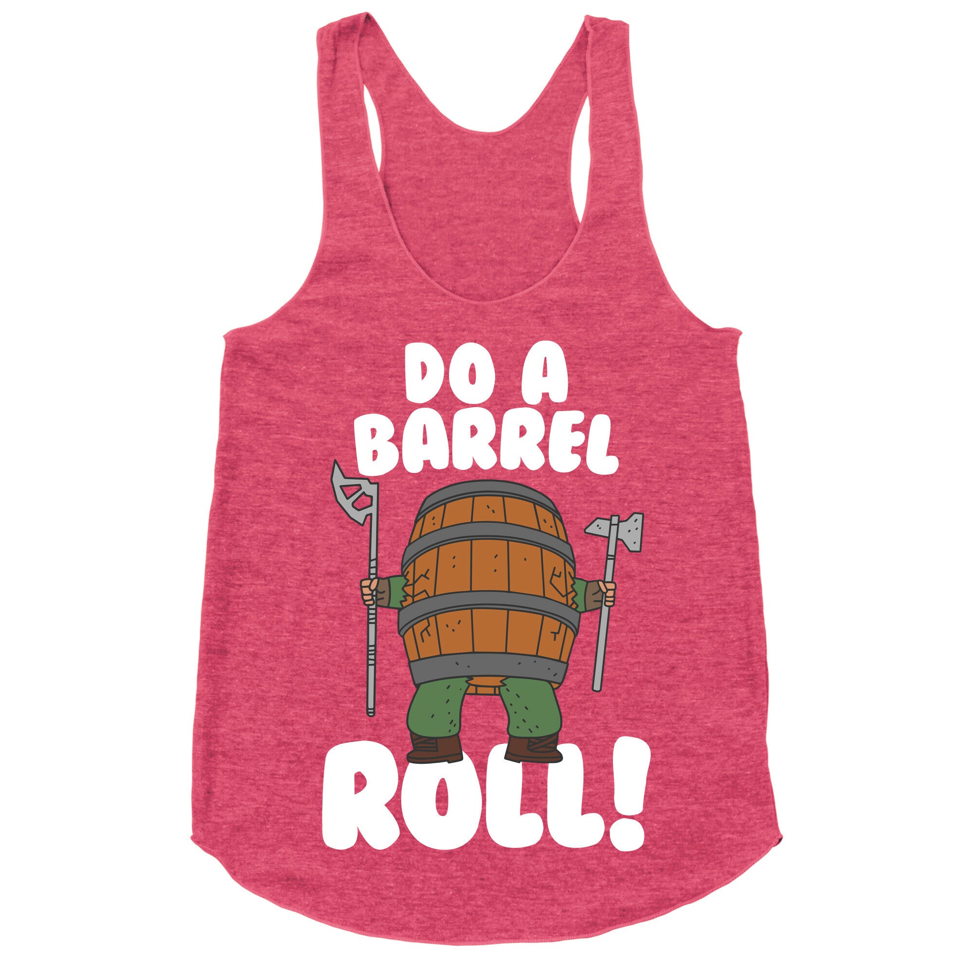 Do a Barrel Roll (The Hobbit) Racerback Tank
