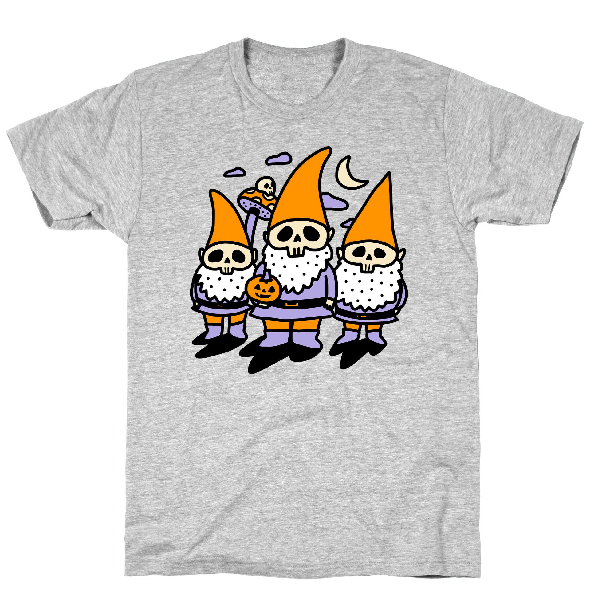 Happy Hall-Gnome-Ween (Halloween Gnomes) T-Shirt