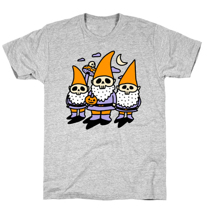 Happy Hall-Gnome-Ween (Halloween Gnomes) T-Shirt