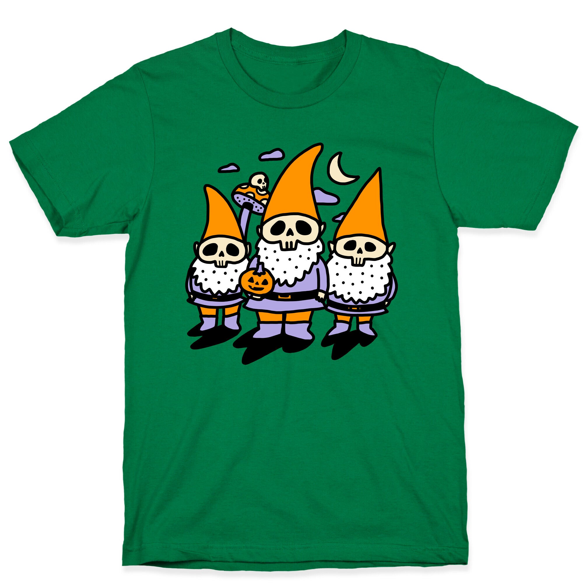Happy Hall-Gnome-Ween (Halloween Gnomes) T-Shirt