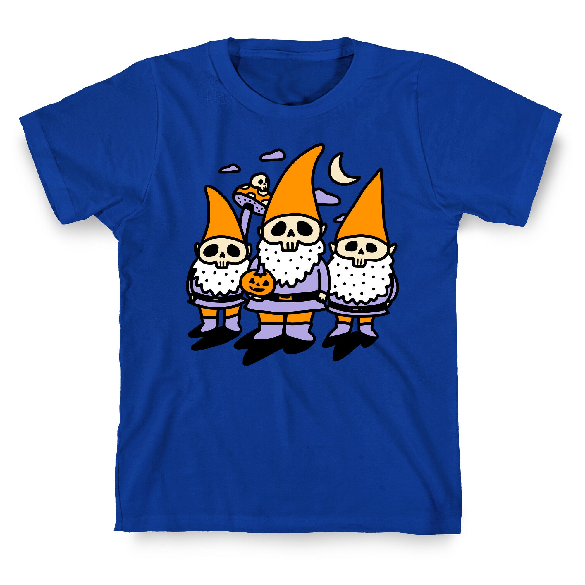Happy Hall-Gnome-Ween (Halloween Gnomes) T-Shirt