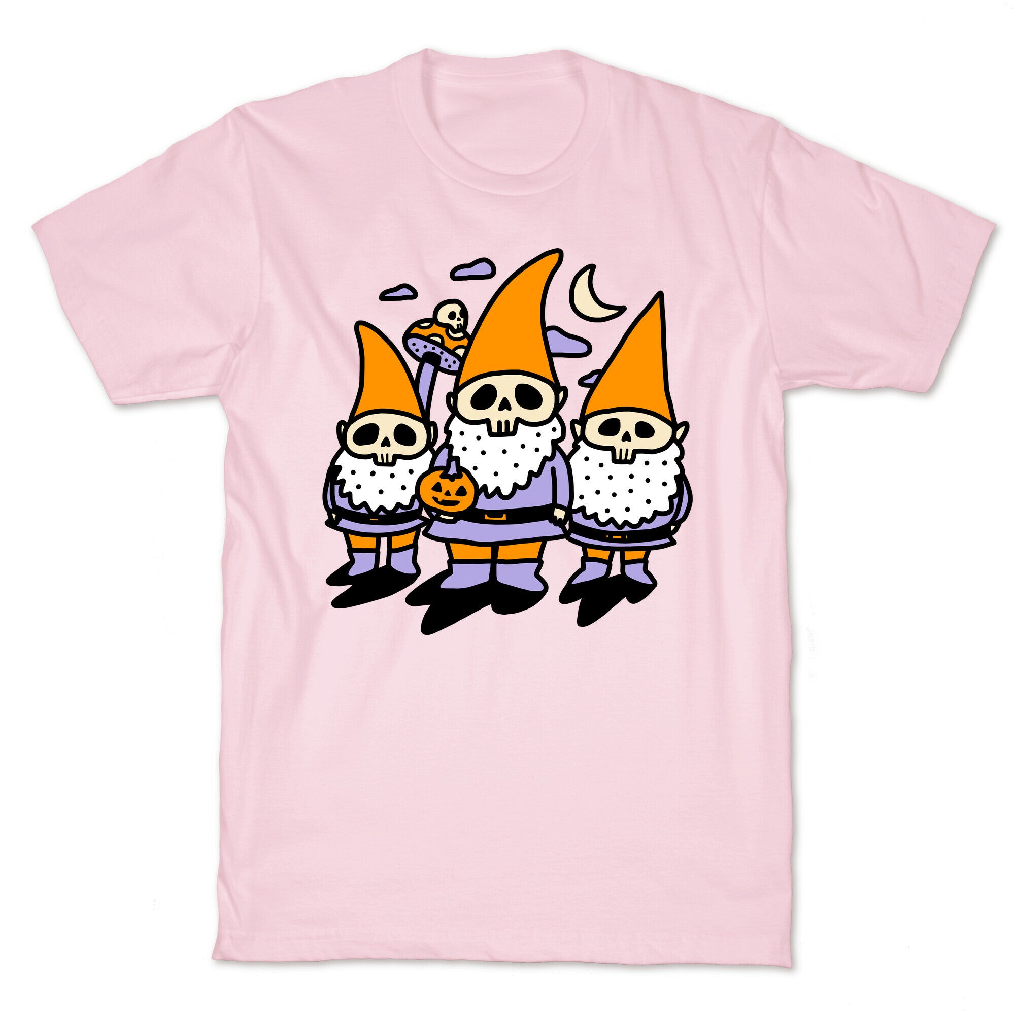 Happy Hall-Gnome-Ween (Halloween Gnomes) T-Shirt