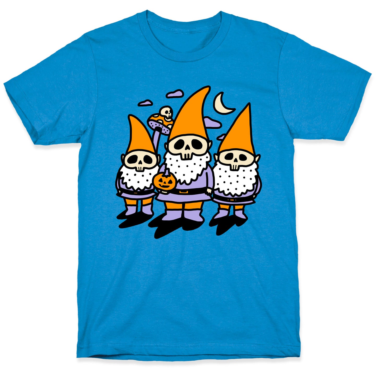 Happy Hall-Gnome-Ween (Halloween Gnomes) T-Shirt