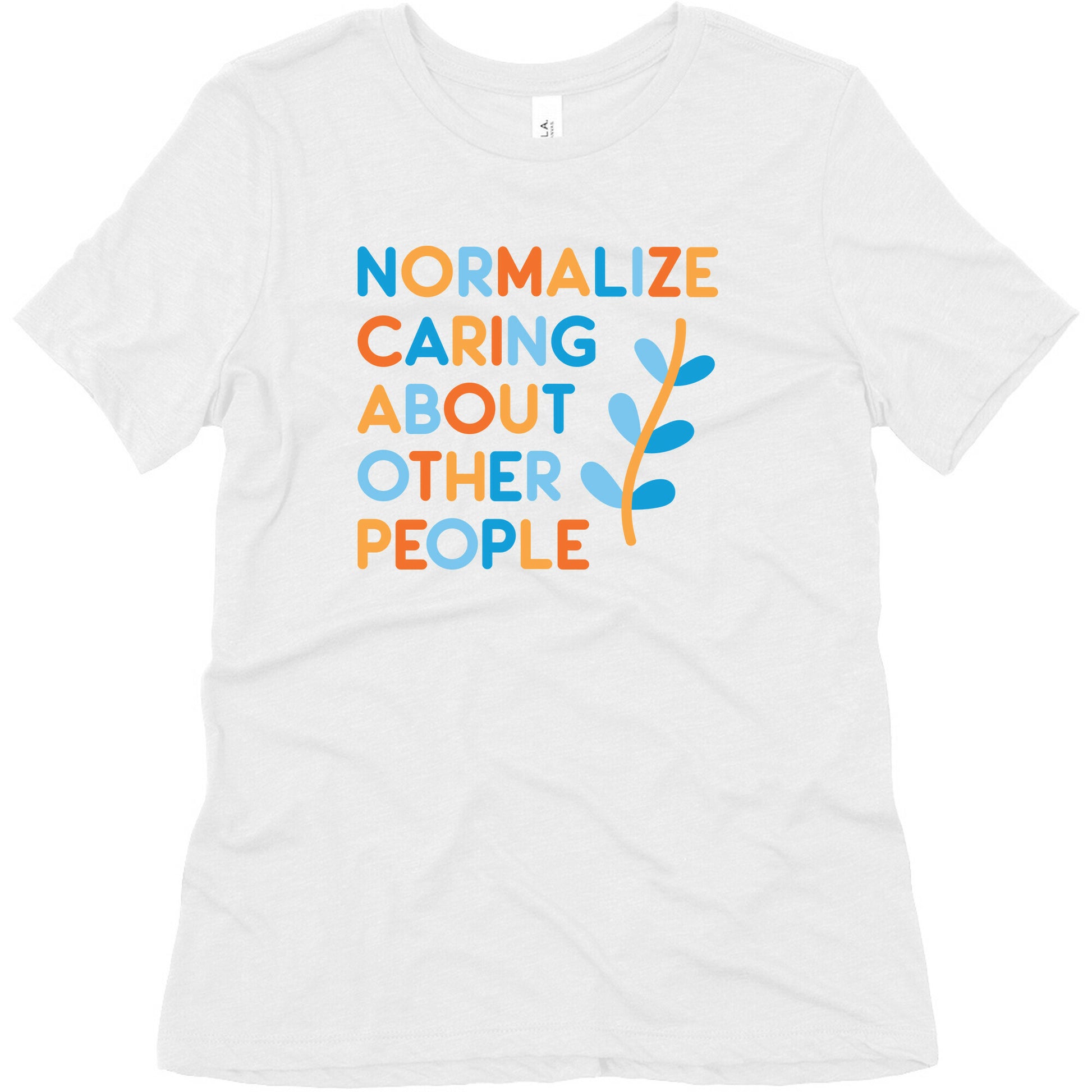 Normalize Caring About Other People Women's Triblend Tee