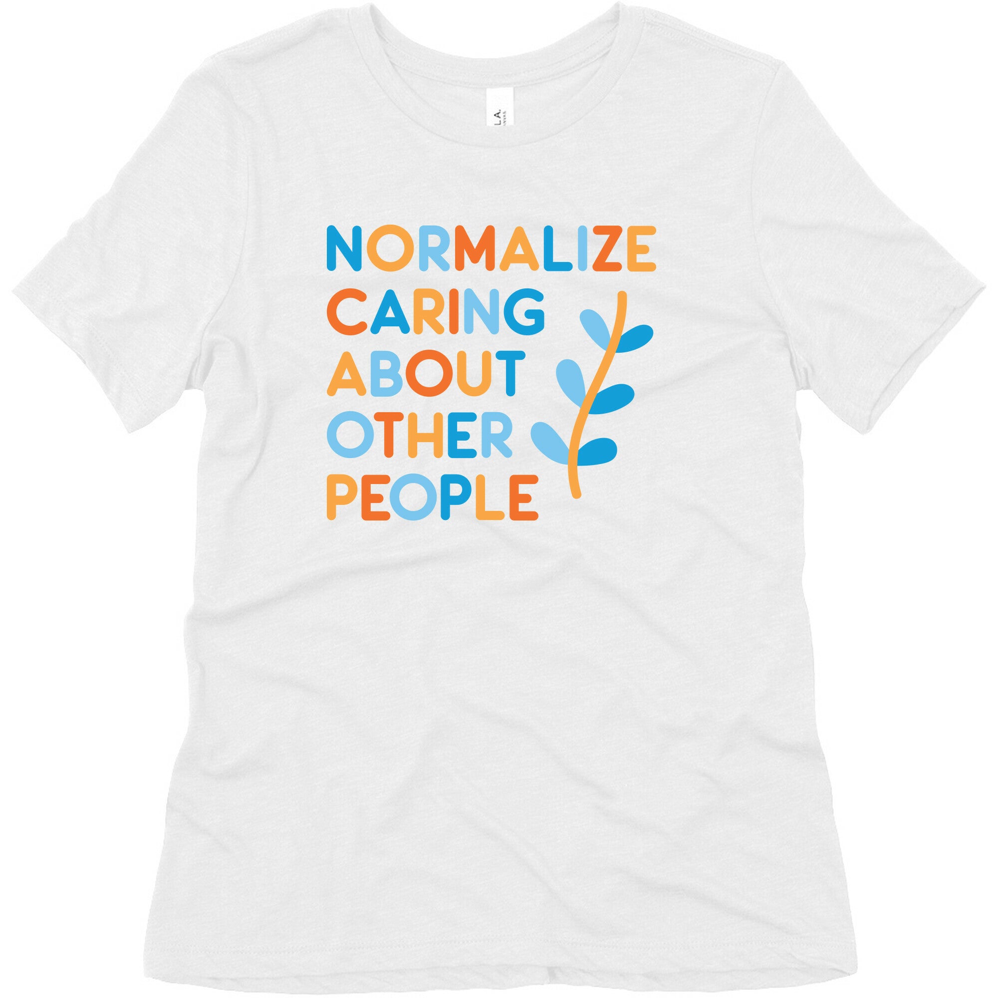 Normalize Caring About Other People Women's Triblend Tee