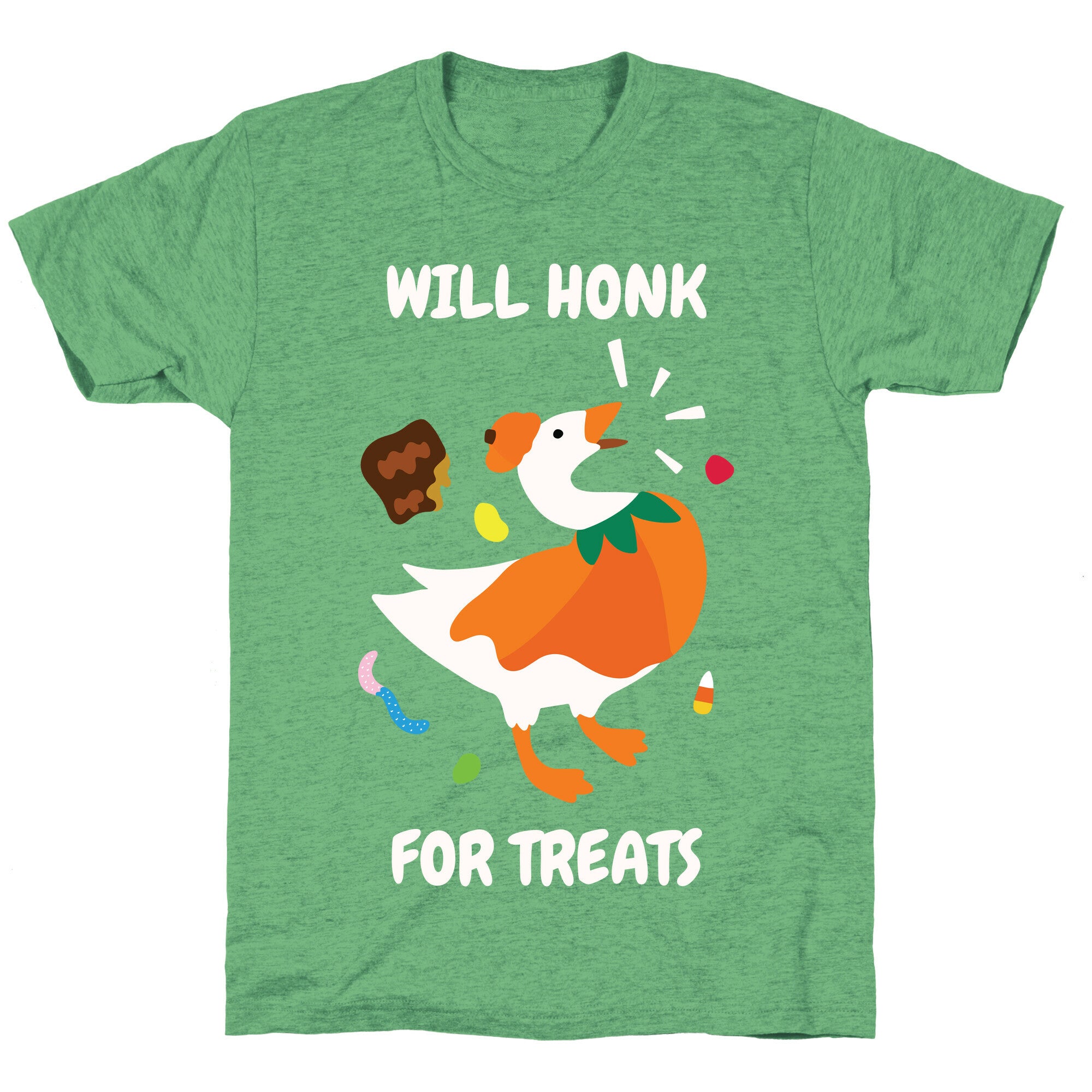 Will Honk for Treats Unisex Triblend Tee