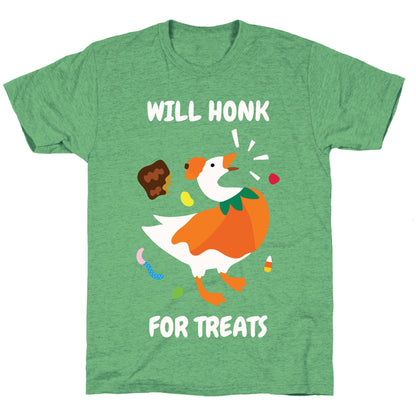 Will Honk for Treats Unisex Triblend Tee
