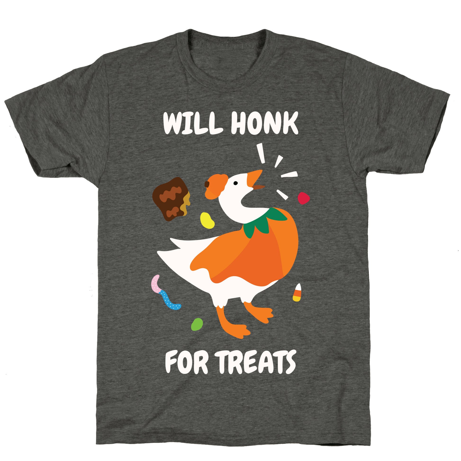 Will Honk for Treats Unisex Triblend Tee