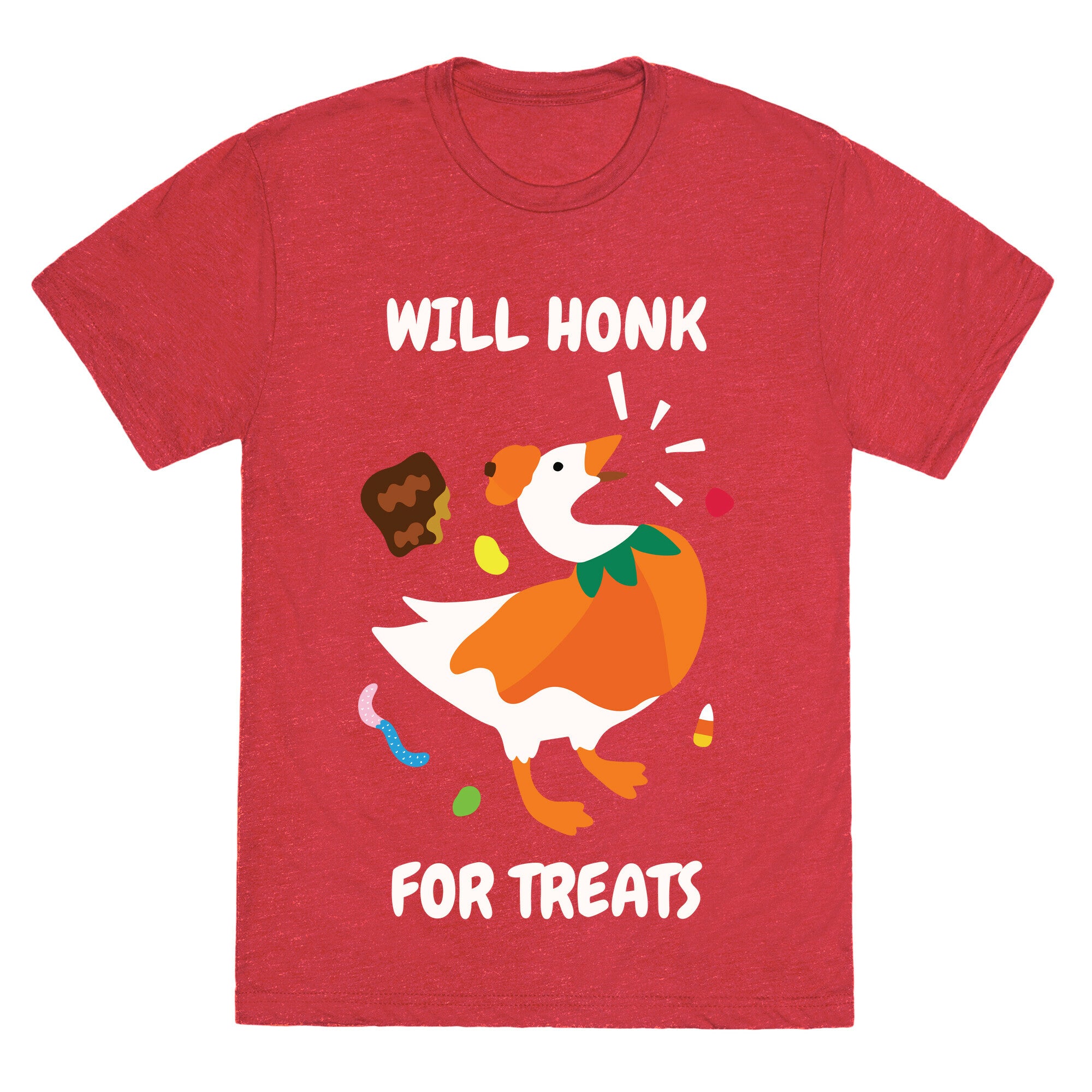 Will Honk for Treats Unisex Triblend Tee