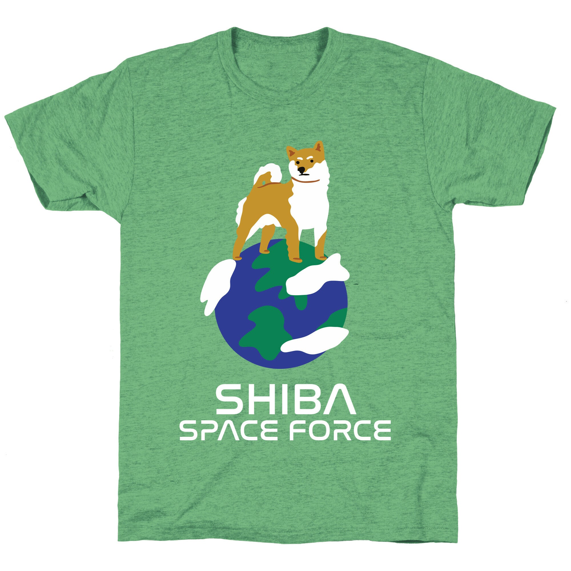 Shiba Space Force Unisex Triblend Tee