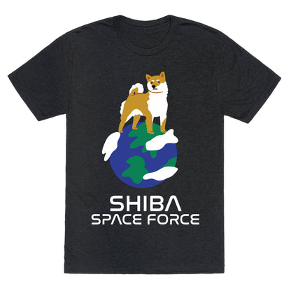 Shiba Space Force Unisex Triblend Tee