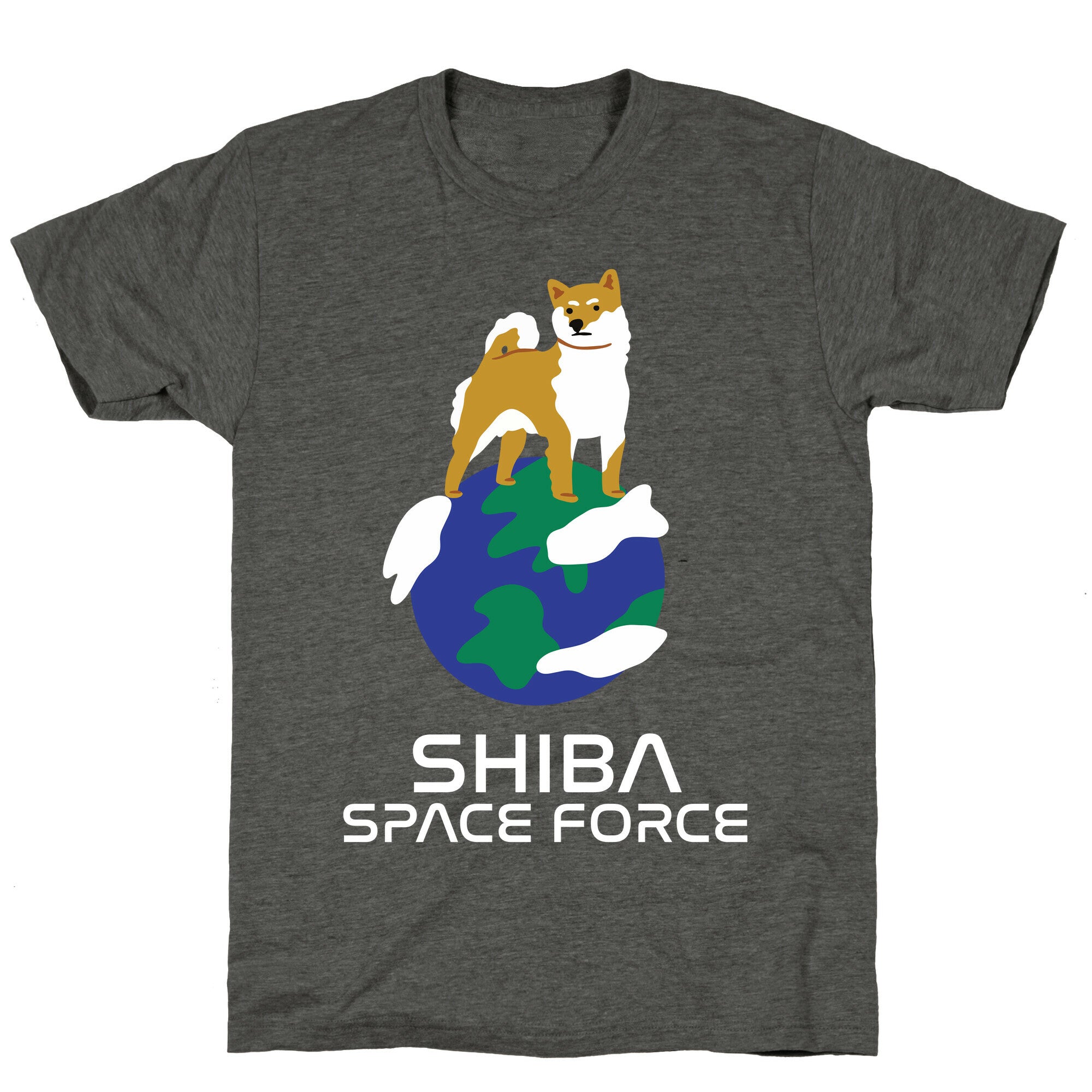 Shiba Space Force Unisex Triblend Tee