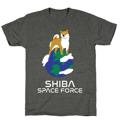 Shiba Space Force Unisex Triblend Tee