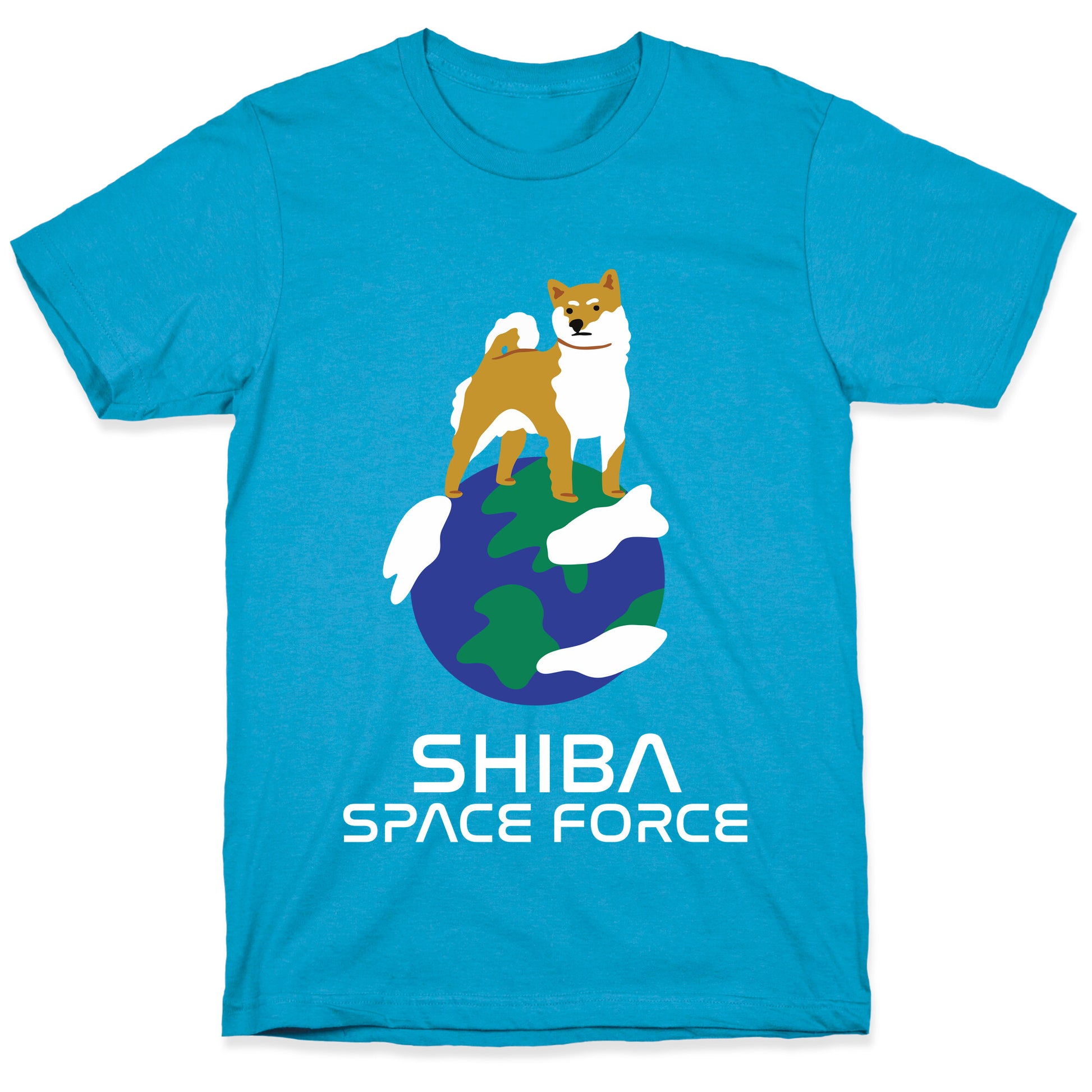 Shiba Space Force Unisex Triblend Tee