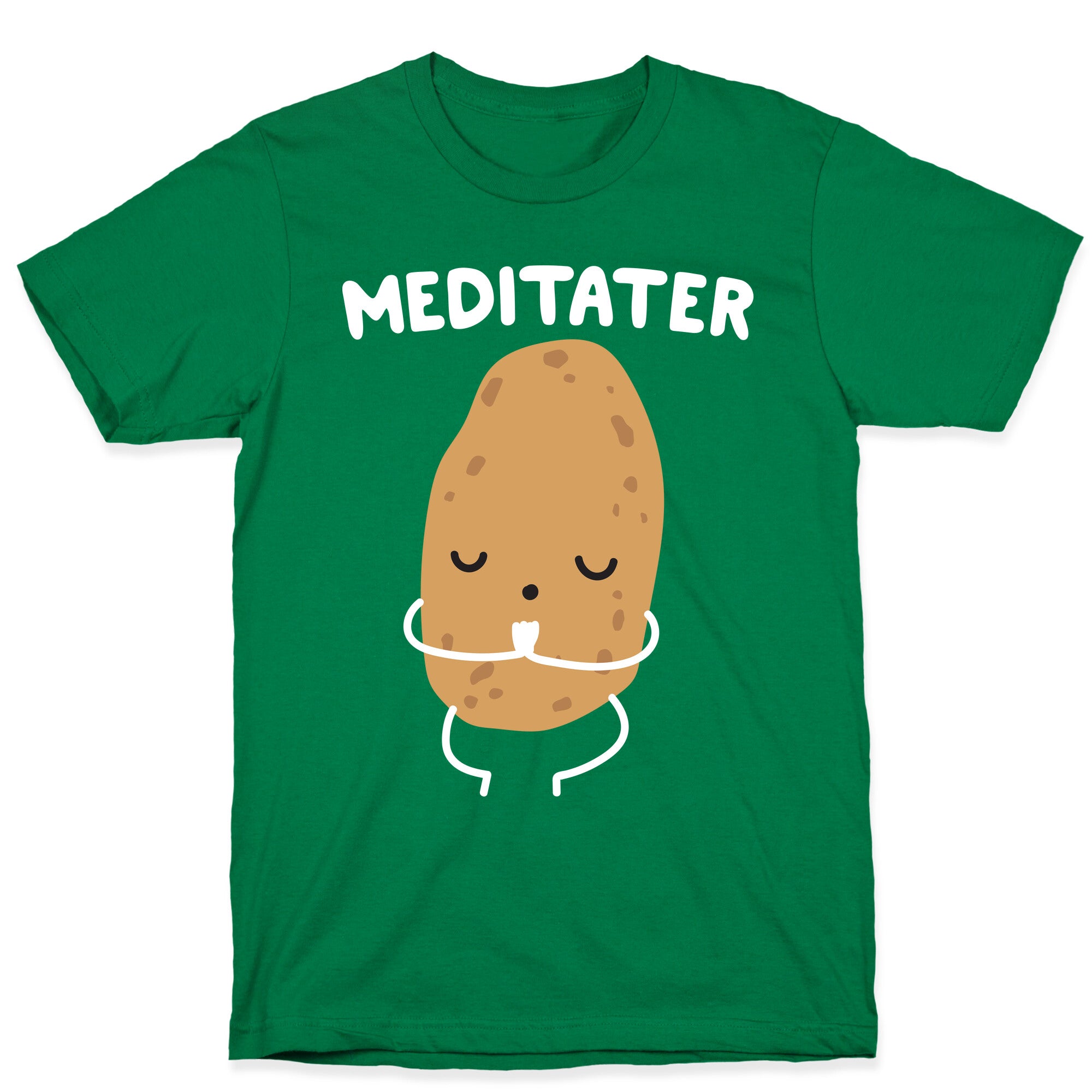 Meditater Meditating Potato T-Shirt
