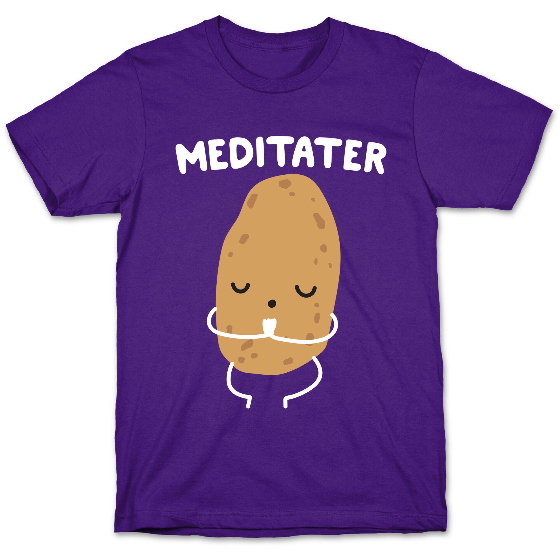 Meditater Meditating Potato T-Shirt