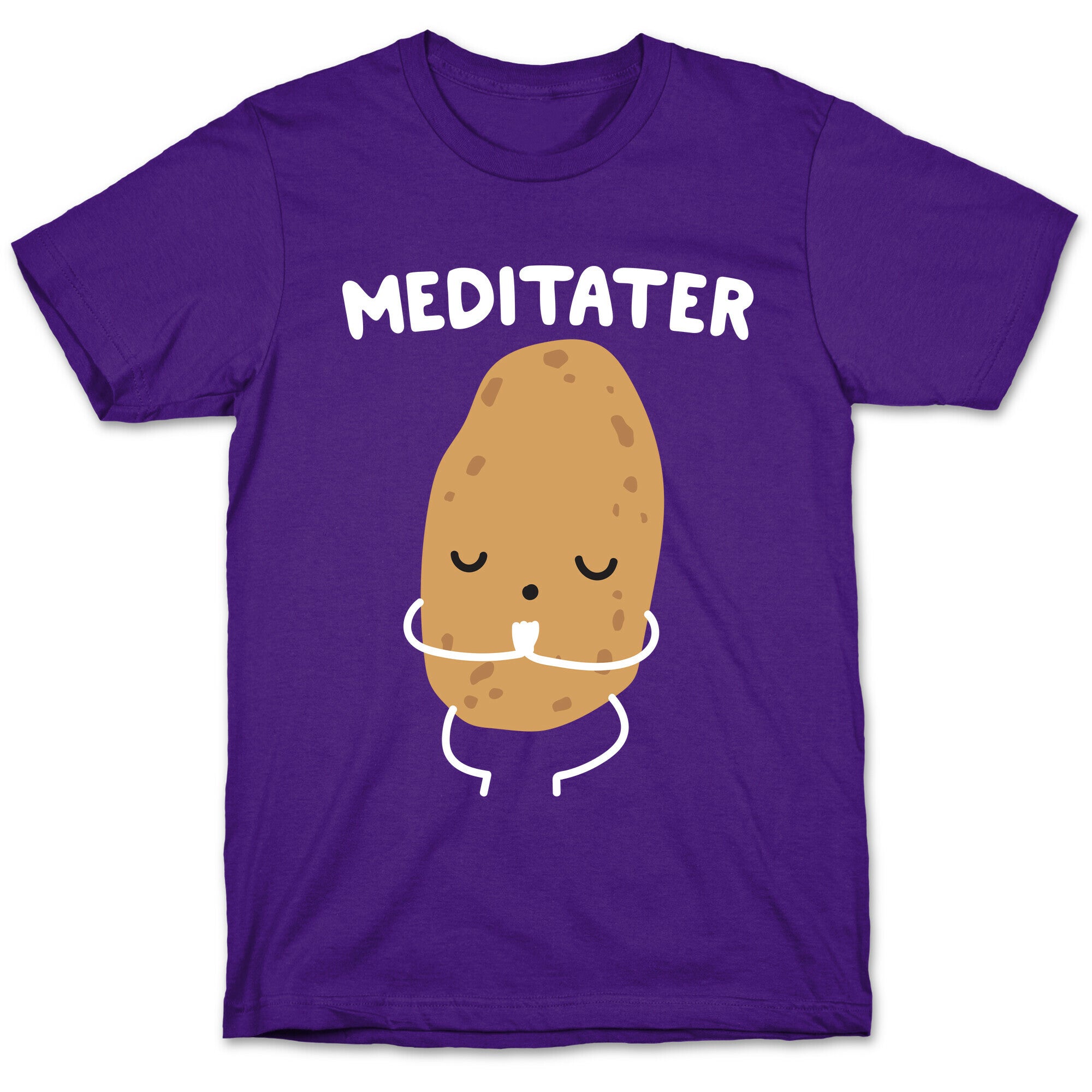 Meditater Meditating Potato T-Shirt