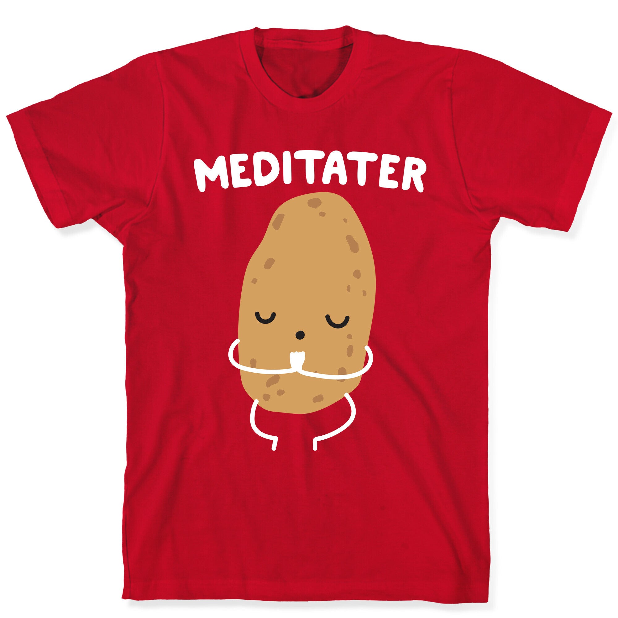 Meditater Meditating Potato T-Shirt