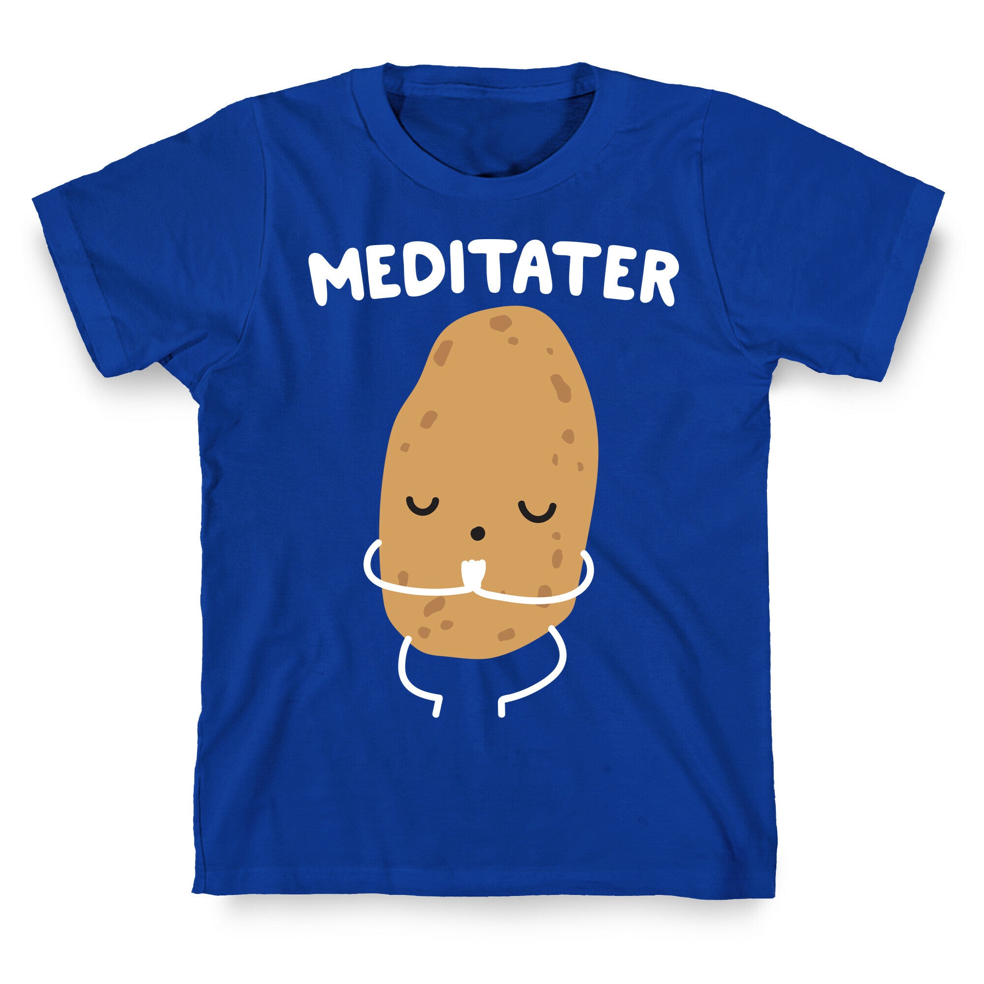 Meditater Meditating Potato T-Shirt