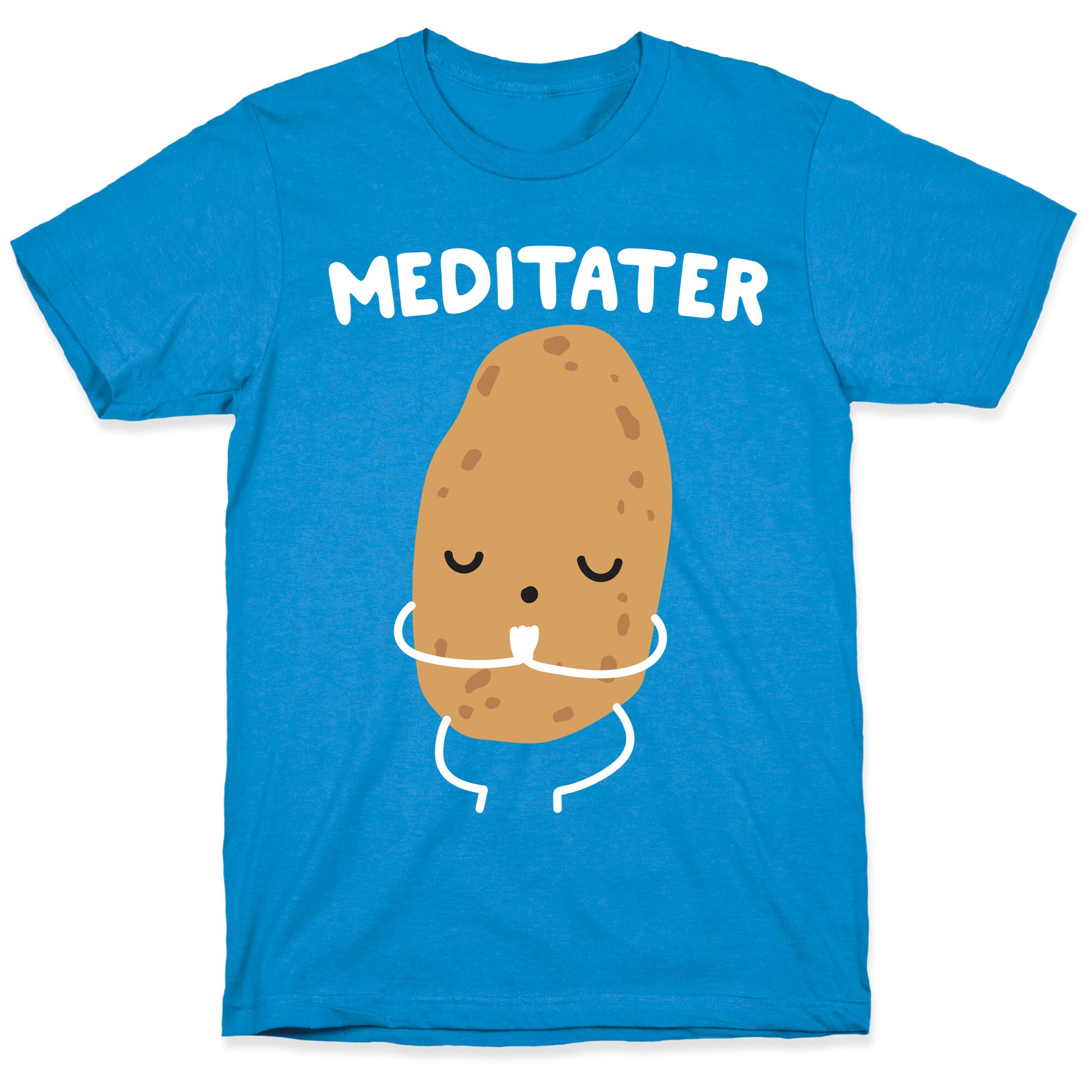 Meditater Meditating Potato T-Shirt