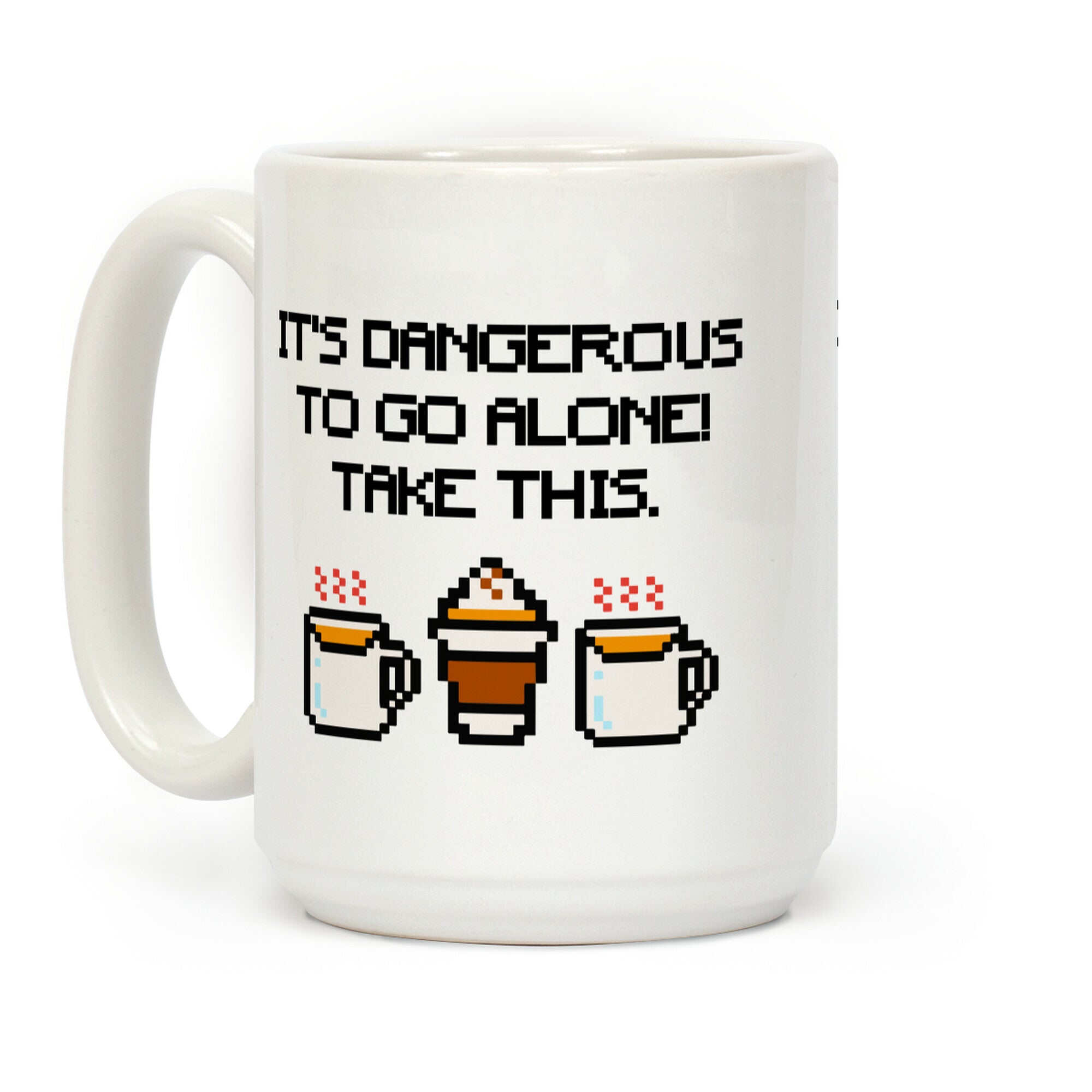 It's Dangerous To Go Alone Take This Pumpkin Parody Coffee Mug