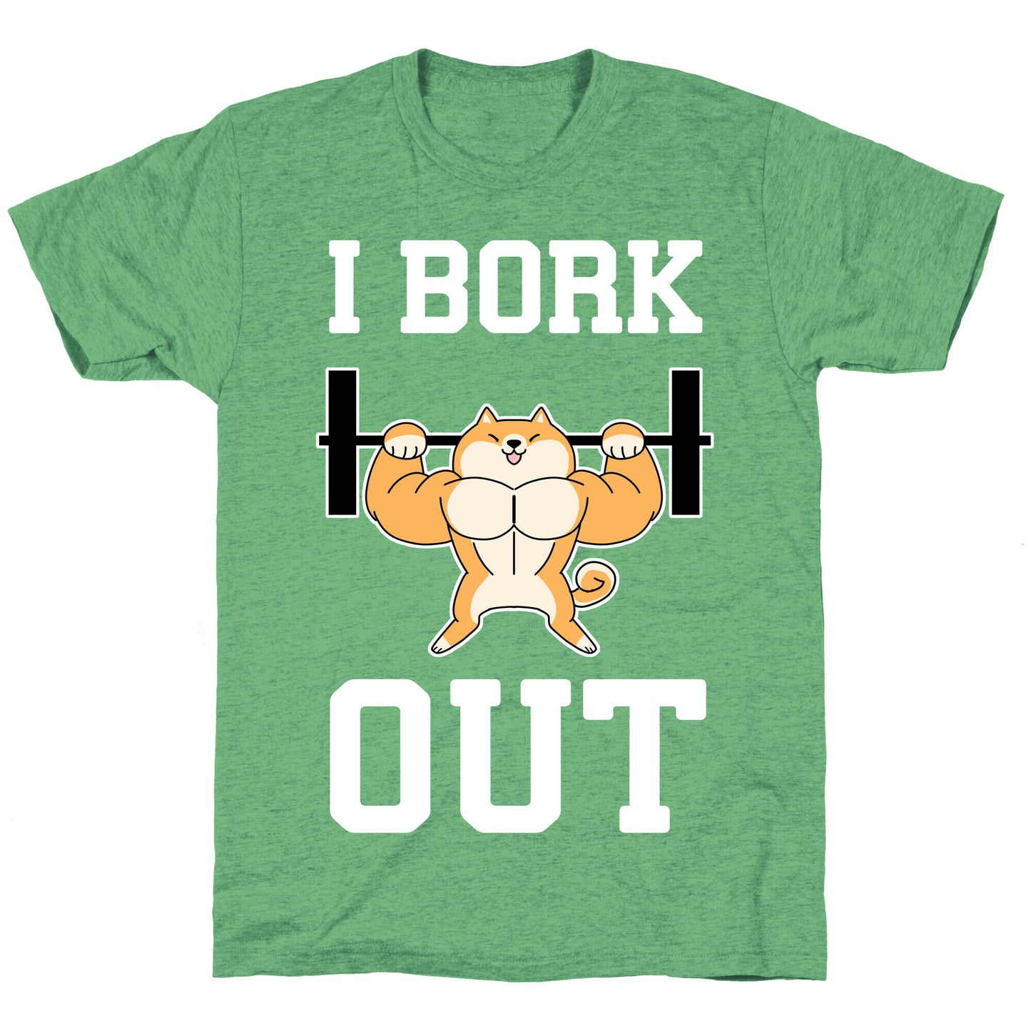 I Bork Out Unisex Triblend Tee