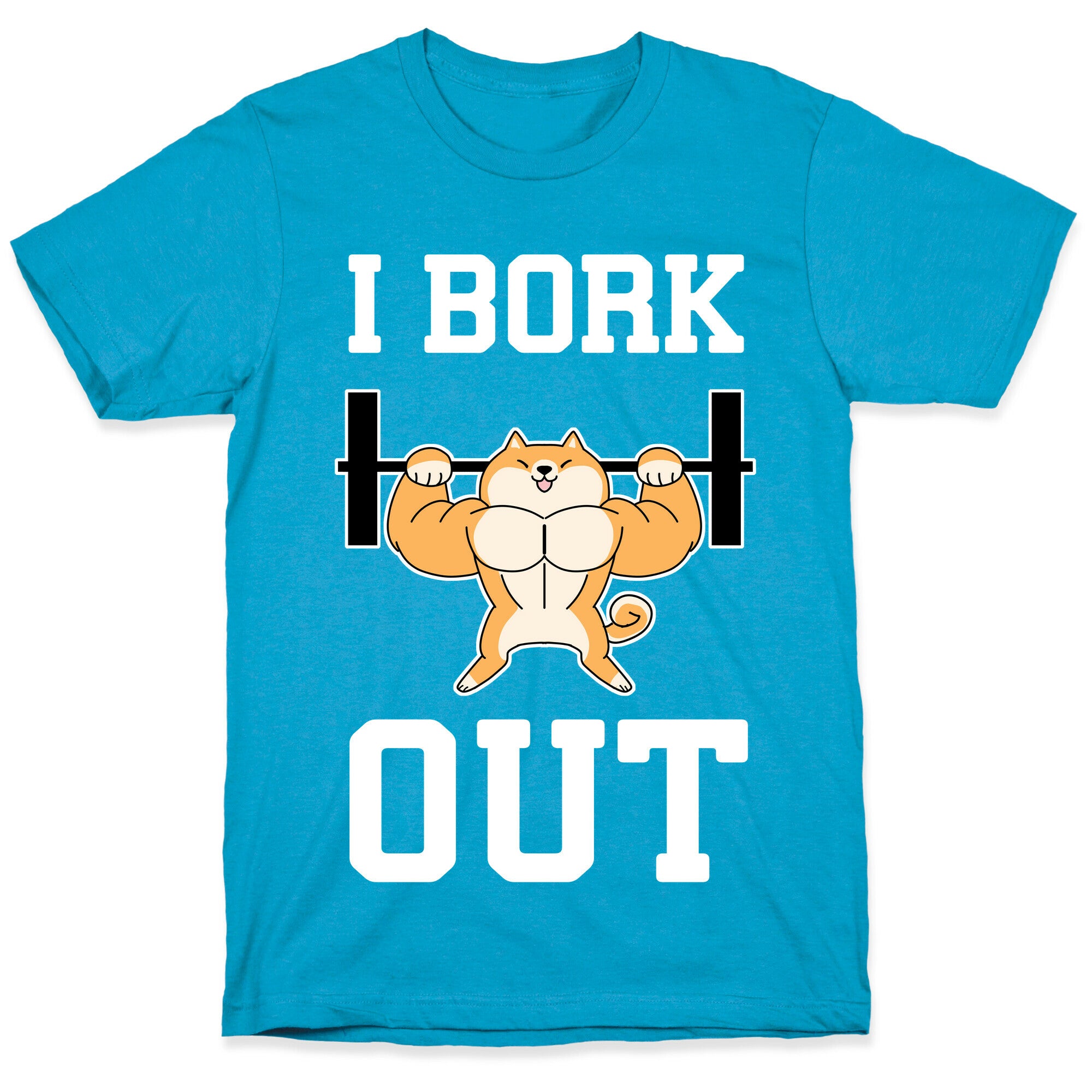 I Bork Out Unisex Triblend Tee