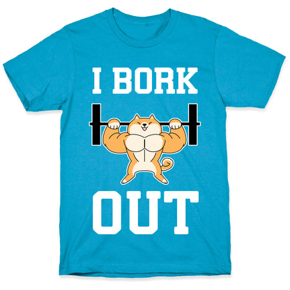 I Bork Out Unisex Triblend Tee