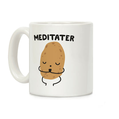 Meditater Meditating Potato Coffee Mug
