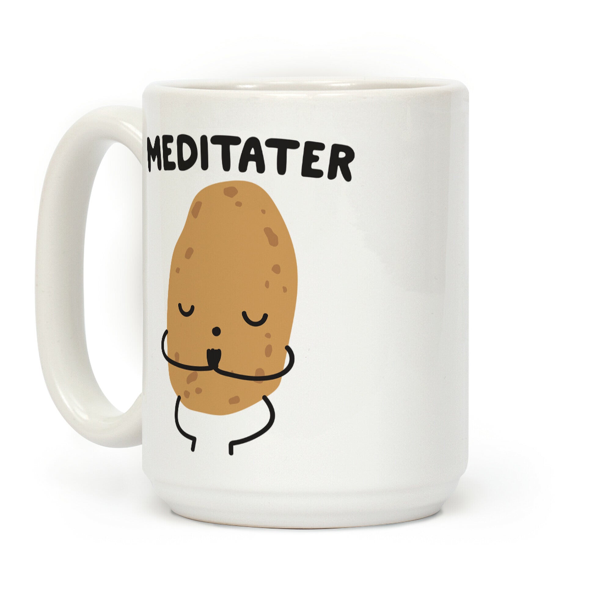 Meditater Meditating Potato Coffee Mug