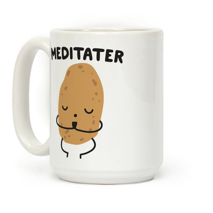 Meditater Meditating Potato Coffee Mug