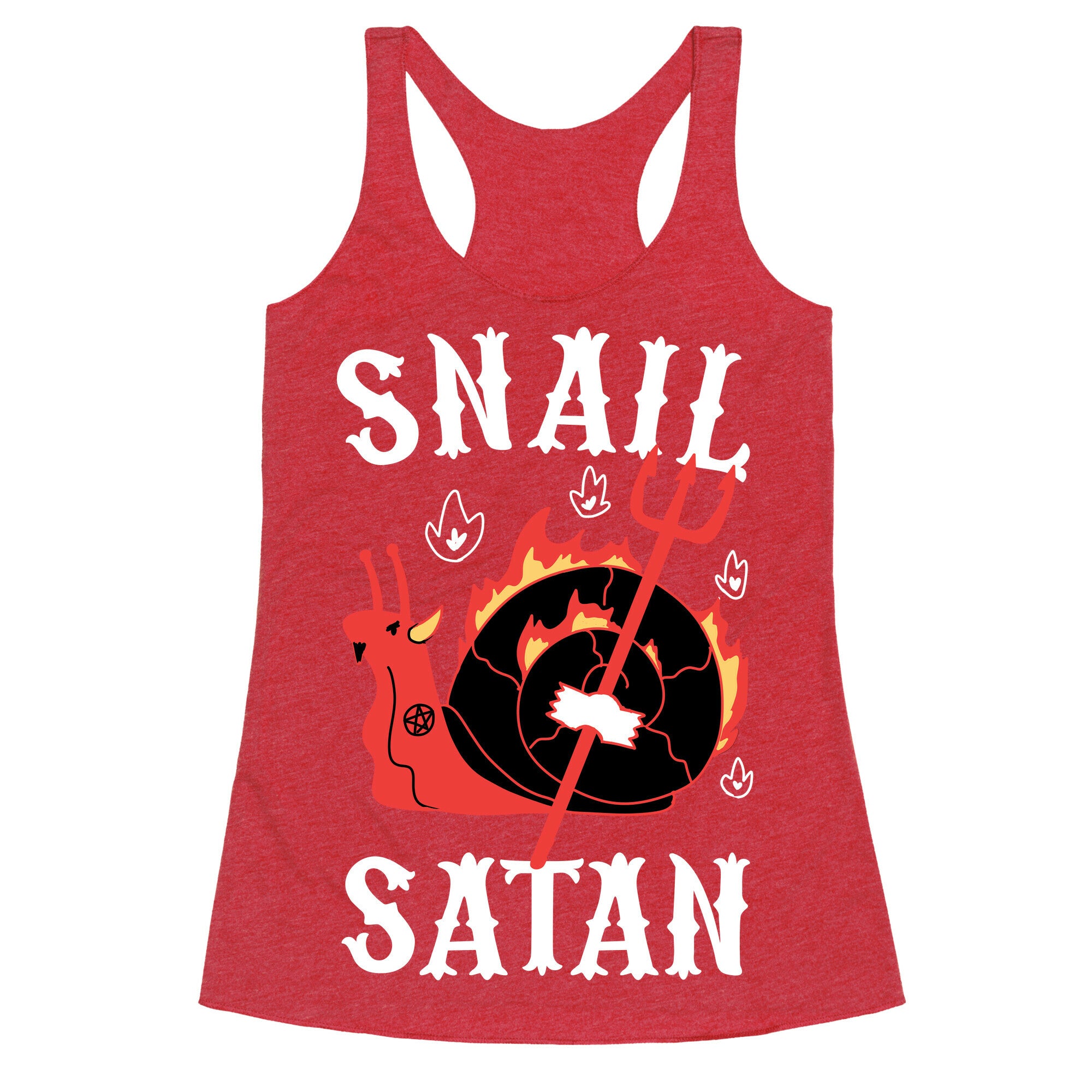 Snail Satan Racerback Tank