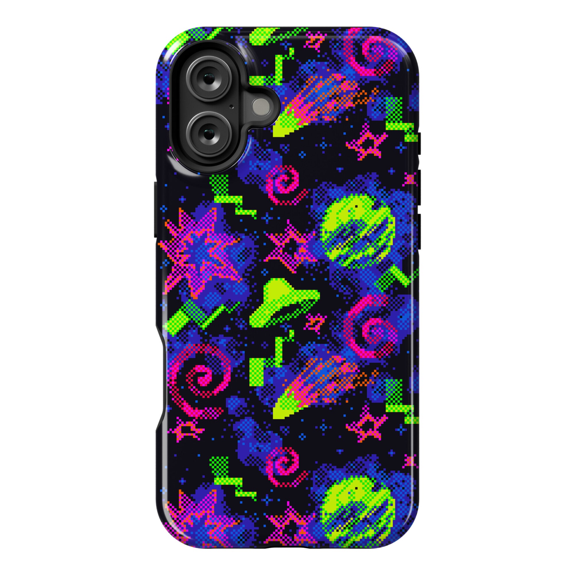 Faux Retro Arcade Carpet Pattern Phone Case