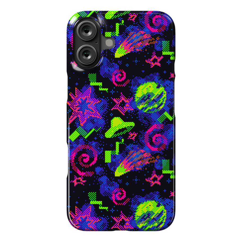 Faux Retro Arcade Carpet Pattern Phone Case