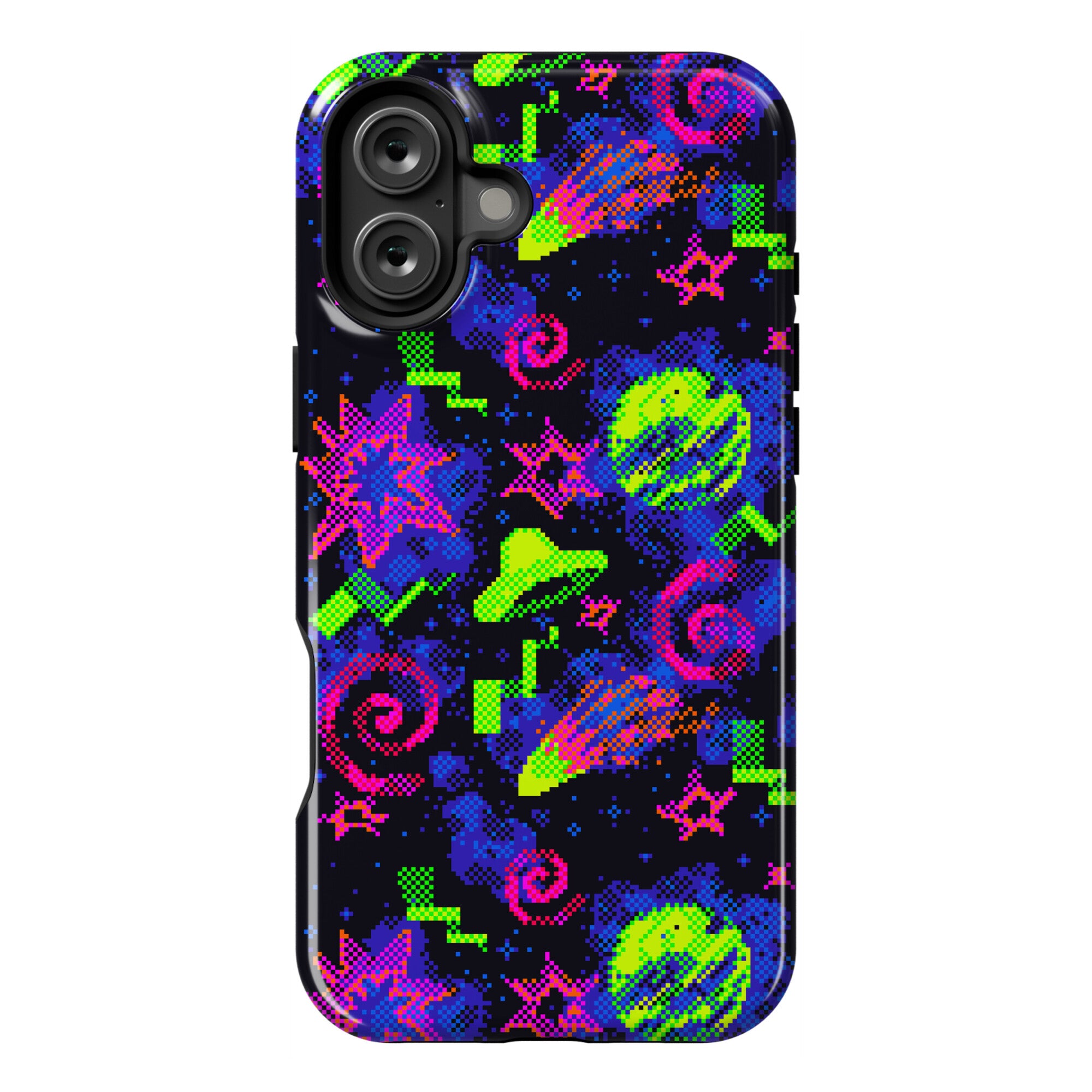 Faux Retro Arcade Carpet Pattern Phone Case