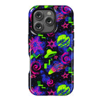 Faux Retro Arcade Carpet Pattern Phone Case