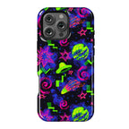 Faux Retro Arcade Carpet Pattern Phone Case