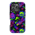 Faux Retro Arcade Carpet Pattern Phone Case
