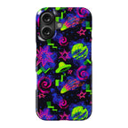 Faux Retro Arcade Carpet Pattern Phone Case