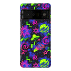 Faux Retro Arcade Carpet Pattern Phone Case