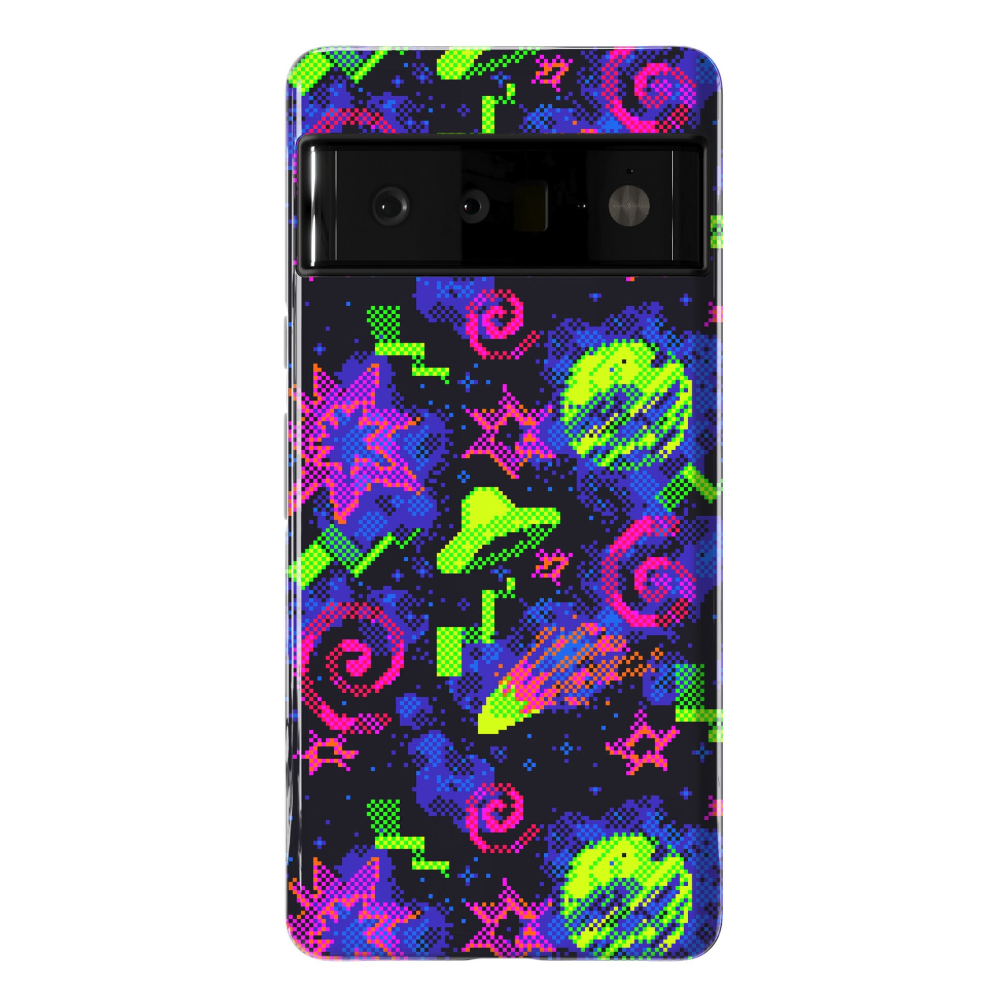 Faux Retro Arcade Carpet Pattern Phone Case