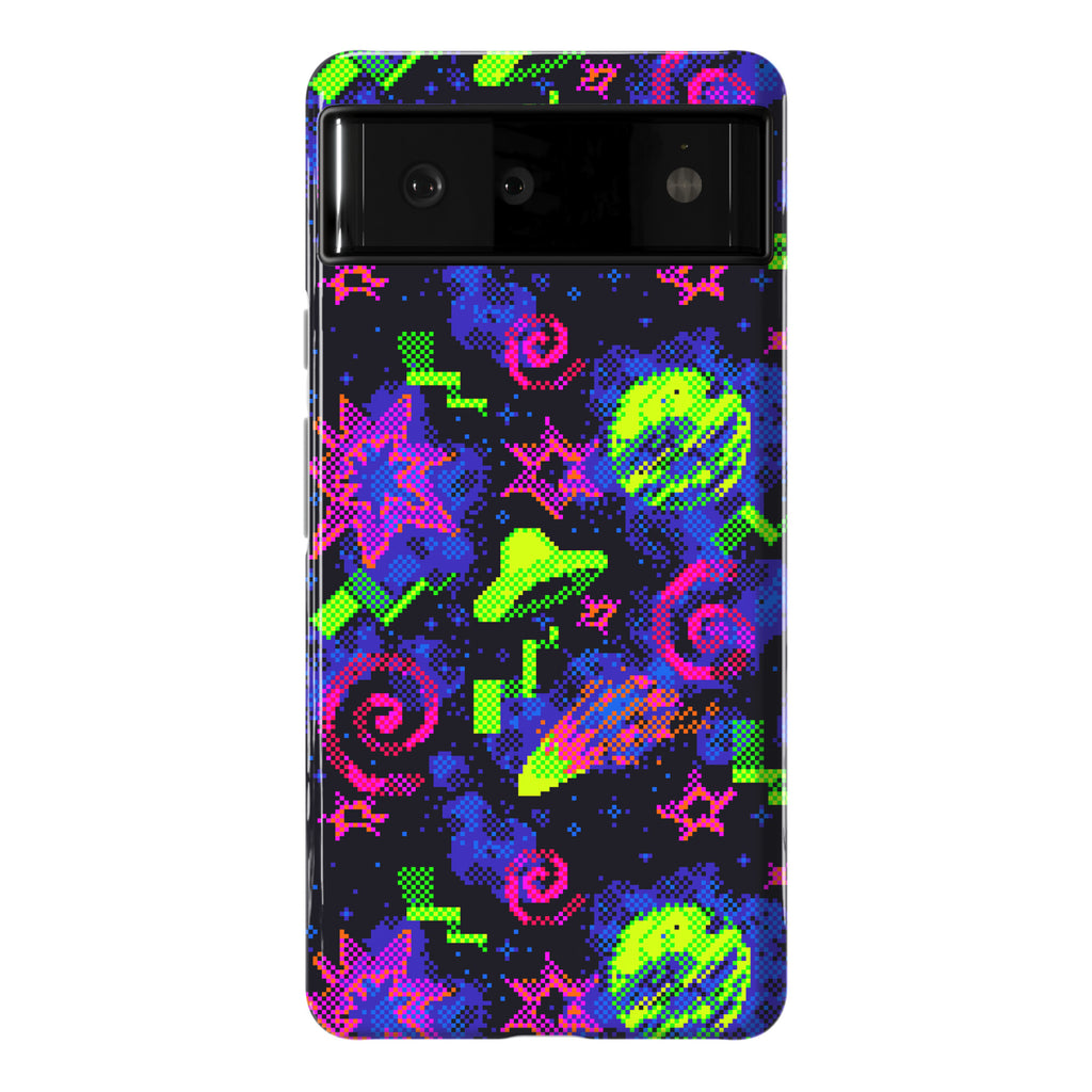 Faux Retro Arcade Carpet Pattern Phone Case