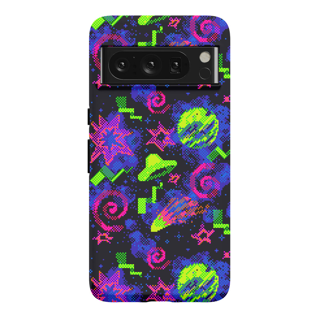 Faux Retro Arcade Carpet Pattern Phone Case