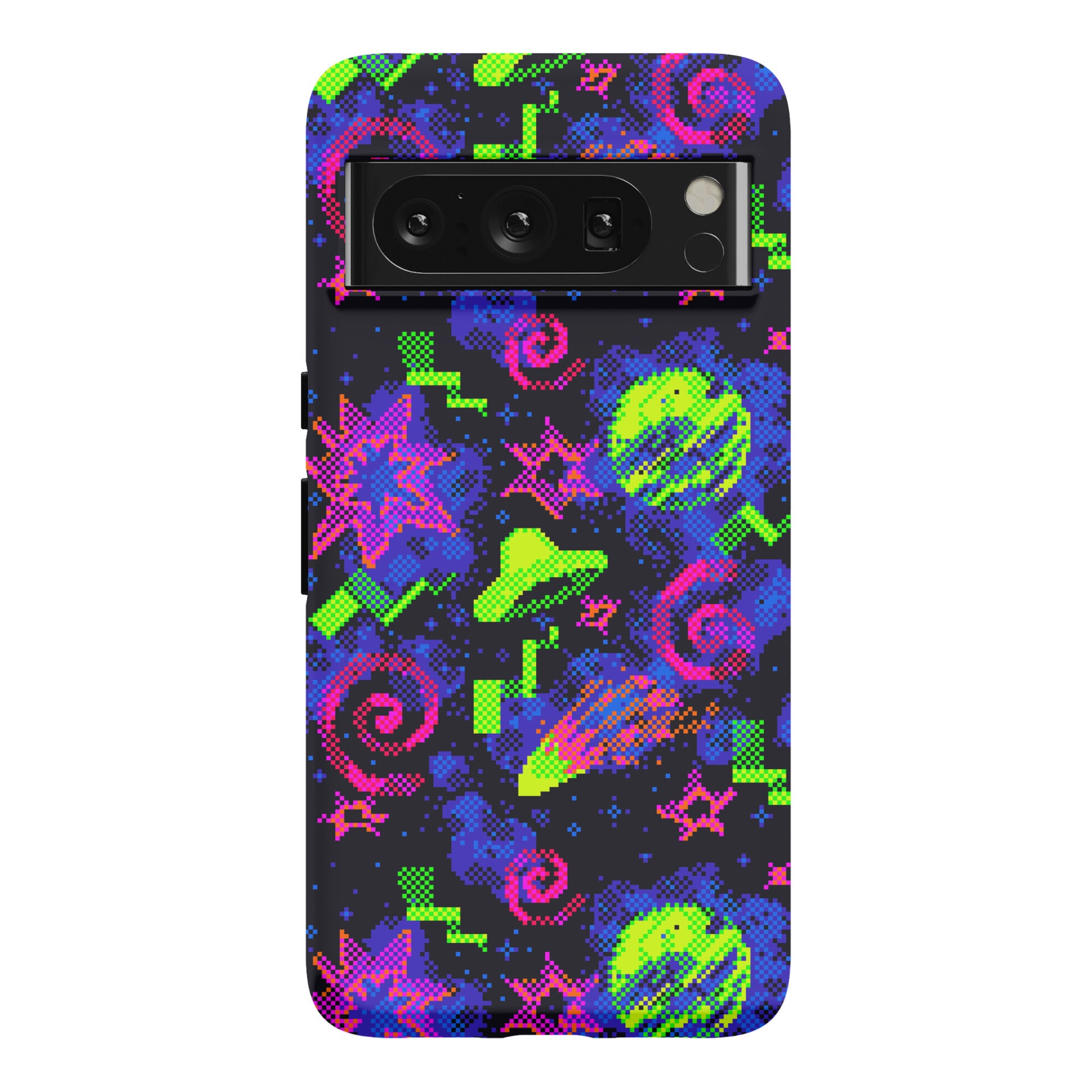 Faux Retro Arcade Carpet Pattern Phone Case
