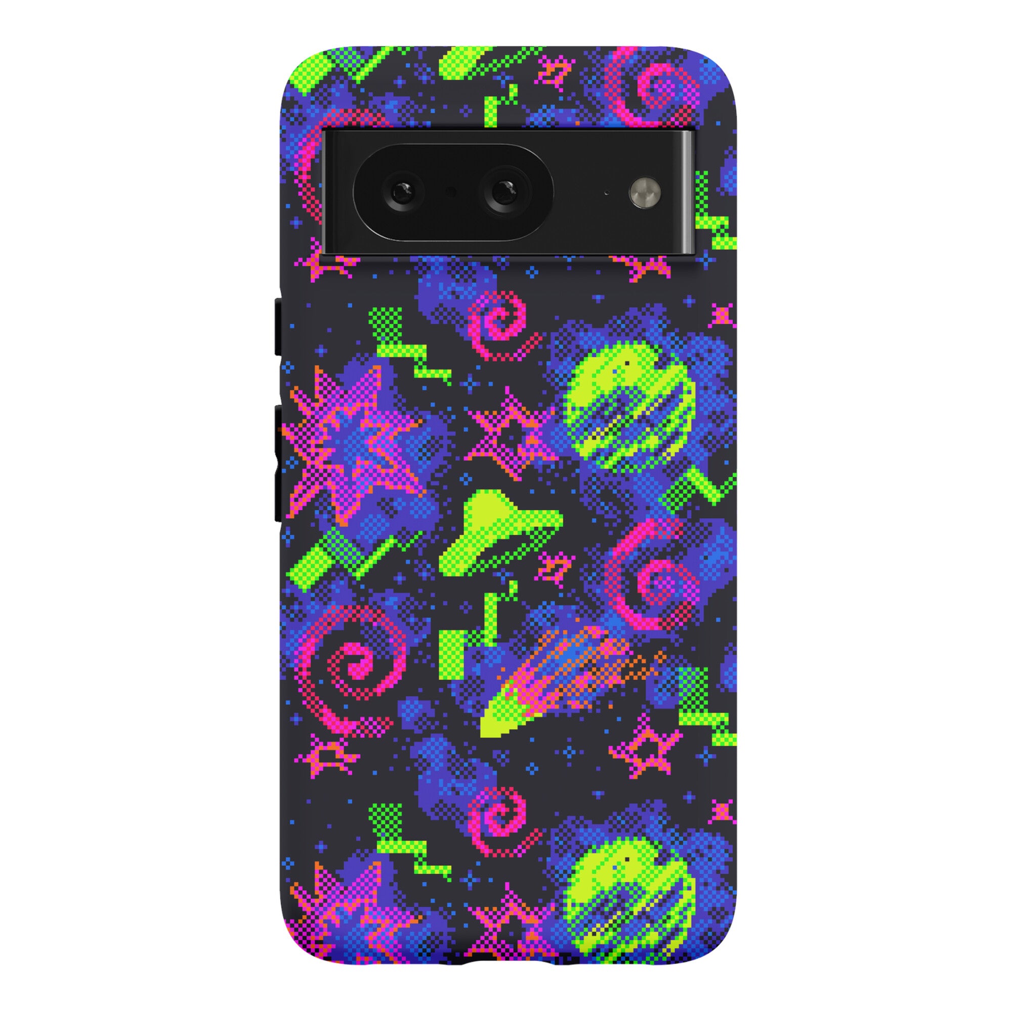 Faux Retro Arcade Carpet Pattern Phone Case